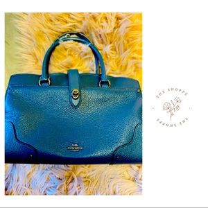 Coach Royal Teal Handbag
